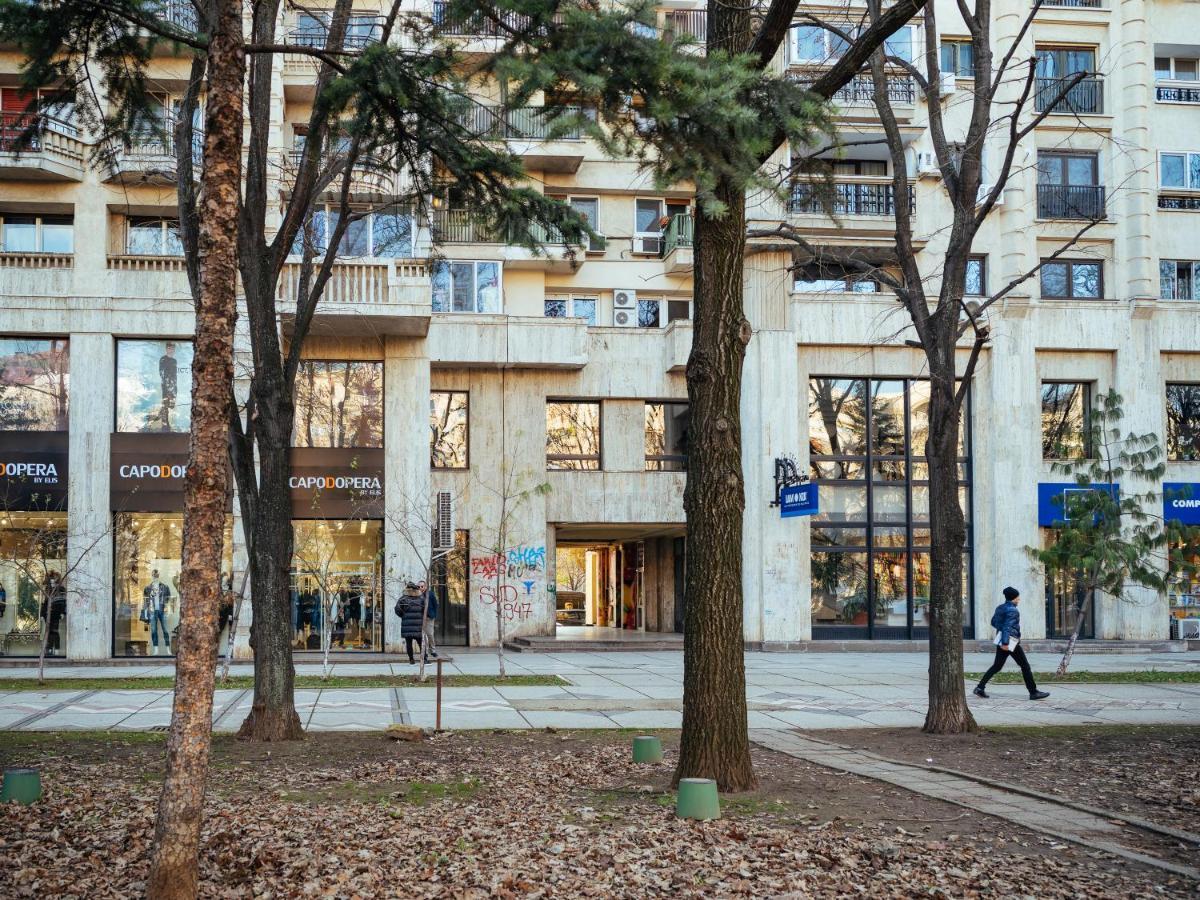 Central Modern Design Apartment Boekarest Buitenkant foto